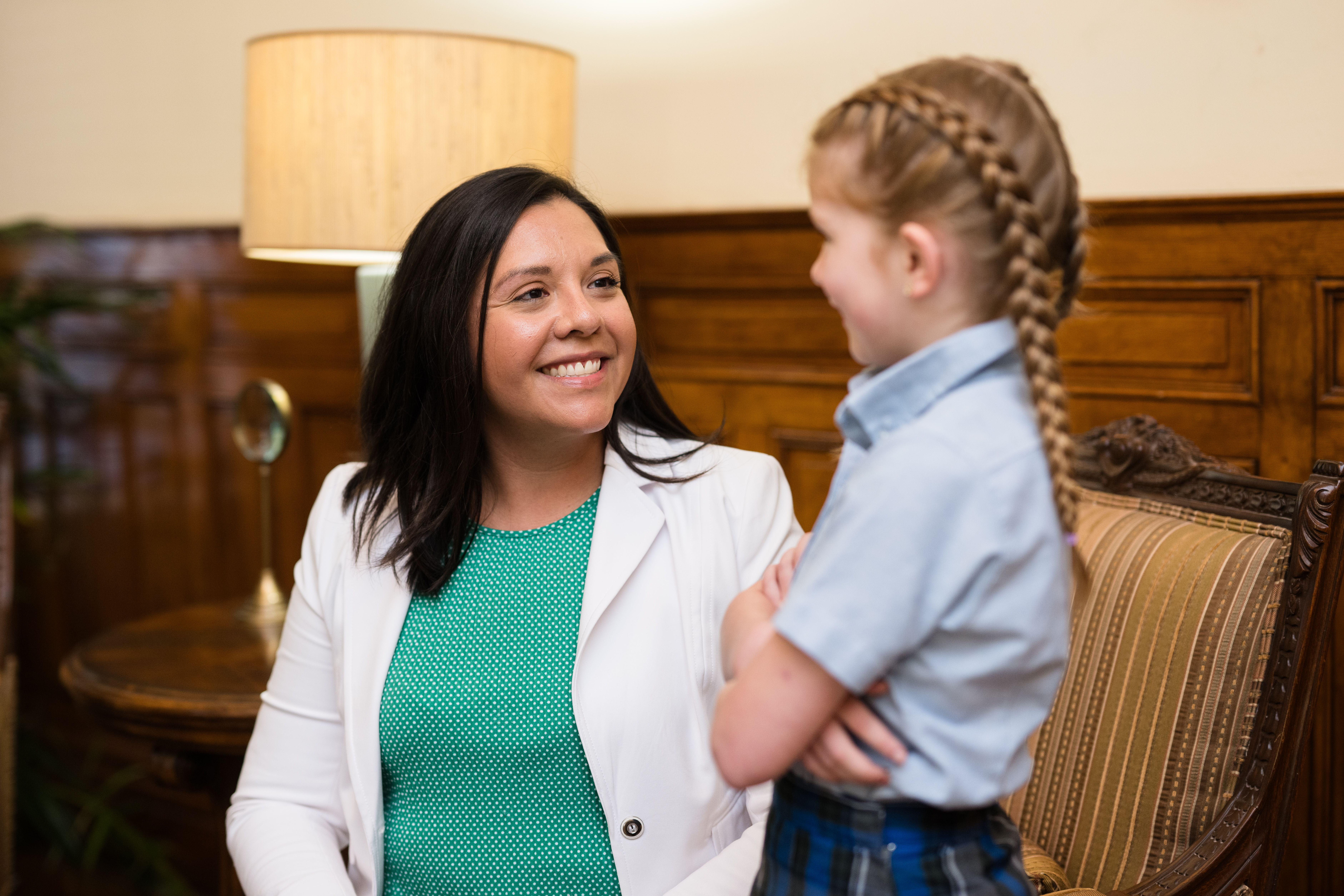 photo of teacher and student