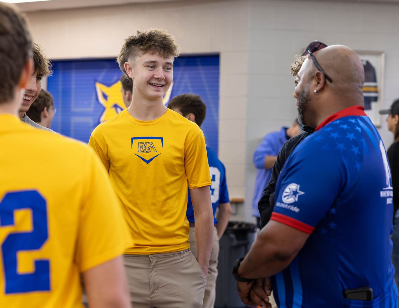 photo of student and coach